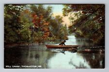 Thomaston ME-Maine, Mill Creek, Scenic Exterior, Vintage Postcard picture