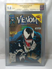 Venom Lethal Protector #1 Gold Variant (1993) CGC 9.8 Signed By Mark Bagley picture