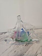 Beautiful glass blown candy dish picture