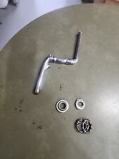1966 SCHWINN STINGRAY FASTBACK 5 SPEED CHROME PEDAL CRANK  WITH BEARINGS NUTS  picture