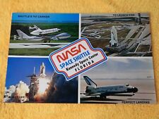 FLORIDA Postcard NASA Kennedy Space Center Shuttle 747 Carrier Unposted picture