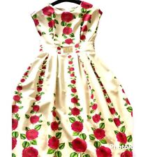 Love Story Vivtage Italian  Floral Dress  The 80