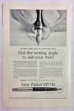 Vintage Original Print Ad 1963 Parker VP Fountain Pen 6.75