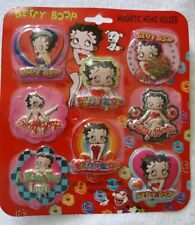 Betty Boop Set of 8 Refrigerator Magnets form 2007 New memo holders picture