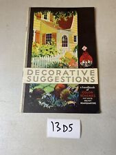rare 1930's Sherwin Williams paint Decorative Suggestions Corning New York 13D5 picture