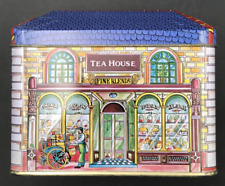 Vintage Tea House Fine Blends Tin Box 4.75