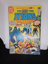 New Teen Titans #2 1980 DC 1st App DEATHSTROKE O.J Simpson AD RARE NEWSSTAND  picture