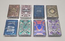 Theory 11 Playing Cards Lot Of 8 Decks Collection Spider Man Back To Future  picture
