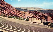 Stage & Amphitheatre, Red Rocks Park, Colorado --POSTCARD picture