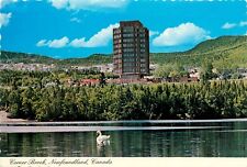 Glynmill Inn Pond Sir Richard Squire Building Newfoundland Canada Postcard picture
