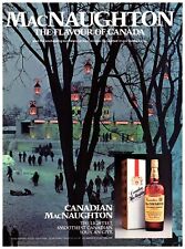 1981 Macnaughton Flavour Of Canada Vintage Print Ad Ice Palace Winterlude Flavor picture