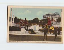 Postcard Royal Canadian Mounted Police and Oakes Gardens, Niagara Falls, Canada picture
