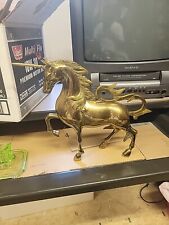 large brass unicorn 14x10 picture