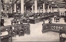 Vintage Postcard Banking Room Savings Bank Fifth and Spring Los Angeles CA B1 picture