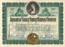Allegheny Valley Street Railway Co. signed by Richard B. Mellon and William Lari picture