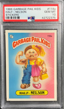 1986 GARBAGE PAIL KIDS HALF-NELSON 118a PSA 10 Rainbow 🌈 Month picture