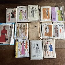 Lot of 13 - Vintage 1950s 1960s 1970s Women's Sewing Patterns Designer picture
