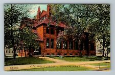 Topeka KS-Kansas, City Public Library, Exterior, Vintage Postcard picture