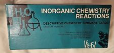 VTG. NEW VIS-ED 1991 Inorganic Chemistry Summary Study Cards.  PRISTINE COND. picture