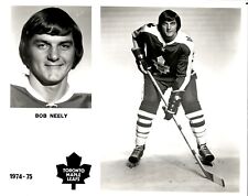 PF7 Original Photo BOB NEELY 1974-75 TORONTO MAPLE LEAFS NHL HOCKEY LEFT DEFENSE picture