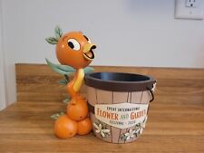 2020 Disney Epcot International Flower & Garden Festival Orange Bird Planter Pot picture