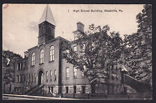 Pennsylvania-PA-Meadville-High School Building-1909-Antique Postcard picture