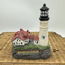 Harbour Lights Lighthouse Portland Head Maine  Figurine EUC 2.75” Tall picture