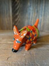 Authentic Hand-Painted Talavera Armadillo Large 28640 picture