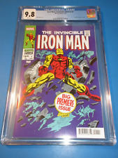Iron Man #1 Facsimile Reprint Great Cover CGC 9.8 NM/M Gorgeous Gem Wow picture
