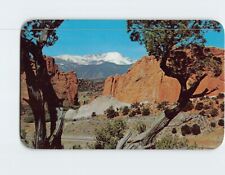 Postcard Pikes Peak Colorado USA picture