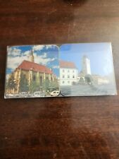 4 Coasters Vintage Romania Sibiu, Cluj-Napoca, Sighisoara, Bran Castle picture