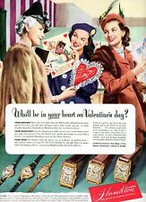 1948 Hamilton Watch Co Who'll Be In Your Heart On Valentine's Day Magazine Ad picture