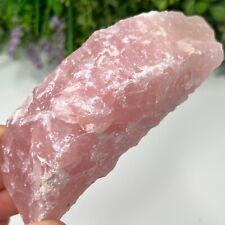Raw Rose Quartz Crystal Rough Unpolished Natural Mineral Stone 237g - 11.5cm picture