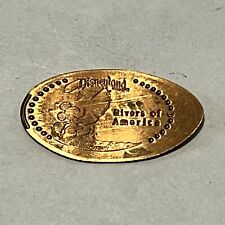 DISNEYLAND MICKEY MOUSE RIVERS OF AMERICA FRONTIER LAND PRESSED ELONGATED PENNY picture