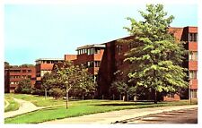 c1960 East Lansing MI Shaw Residence Halls Michigan State University Postcard F8 picture