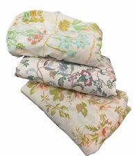 Vintage Canon Fitted Full And Queen Sheets Set Of 3 Preowned Floral Designs picture