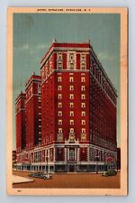 Syracuse NY-New York, Hotel Syracuse, Advertisement, Antique, Vintage Postcard picture