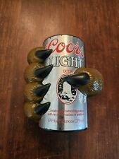 Vtg Coors Light Plastic Monster Wolf Claw Beer Can Holder Werewolf Advertisement picture