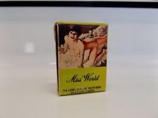 VINTAGE COMPLETE SET OF MS. WORLD BEAUTY SMALL NUDE PLAYING CARDS NICE IN BOX picture