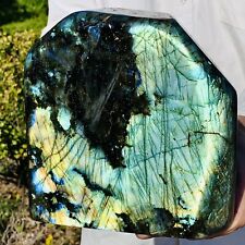 9.6LB Natural Labradorite Quartz Crystal Freeform Mineral Specimen Healing picture
