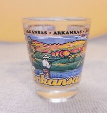 Arkansas Shot Glass Souvenir Travel State Attractions Glass  picture