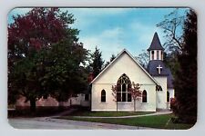 Long Island NY-New York, Centerport ME Church, Religion, Vintage c1952 Postcard picture