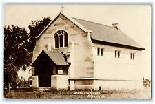 1910 Memorial Chapel Amboy Illinois IL RPPC Photo Posted Antique Postcard picture