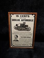 1902 Oldsmobile Paper Ad 