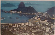 Vintage Postcard Pan Am Airlines Rio de Janeiro Brazil Sugarloaf Mountain picture