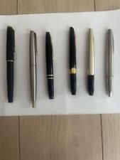 Set of 6 fountain pens: Montblanc Parker Sailor Platinum x3 picture