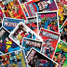 Wolverine Comic Book Covers Stickers 40 Pack Sticker Set Waterproof picture