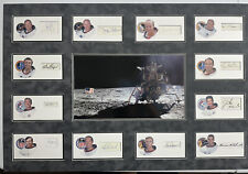 NASA 12 Apollo Moonwalkers Signed 24x36 - Neil Armstrong, Aldrin, ++ JSA YY10901 picture