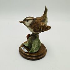 Giuseppe Armani Wren Bird Figurine Signed Florence Italy Made Vintage 1982  picture