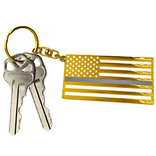GL1-015 Correctional Officer Corrections American Flag die-cut gold challenge co picture
